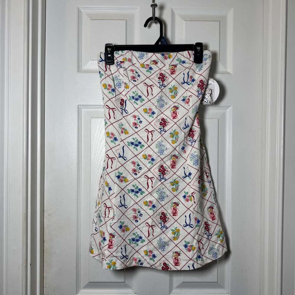 Jessica Simpson Mini Strapless Dress Floral